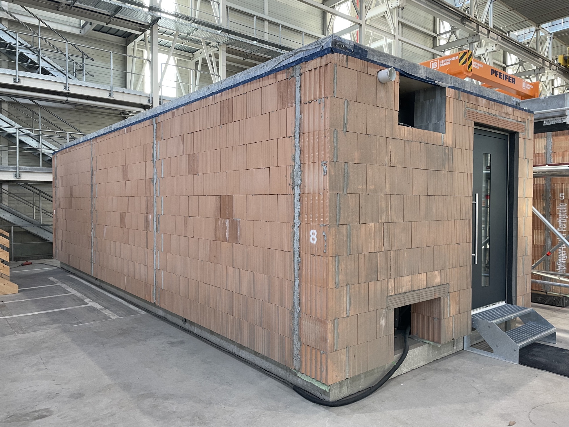 INBUILT demonstration site in Pfeffenhausen, Germany: comparing conventional and innovative building materials